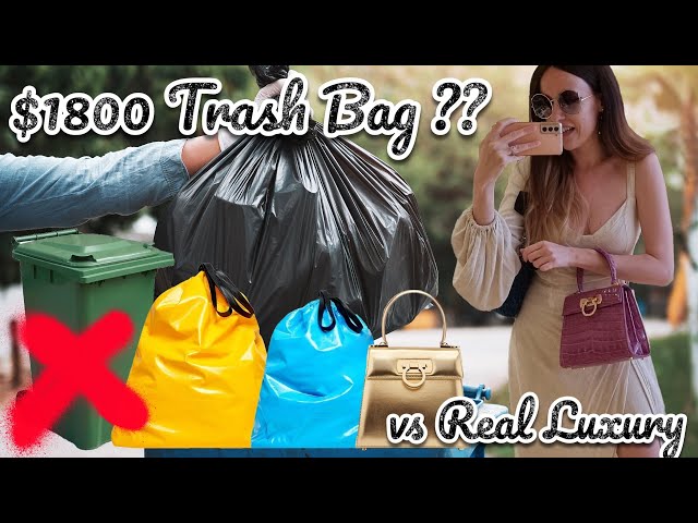 Balenciaga $1800 Trash Bag 😮 Is fashion trolling us at this point