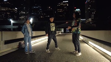 chest hits and drills　animation dance robot dance popping bopping