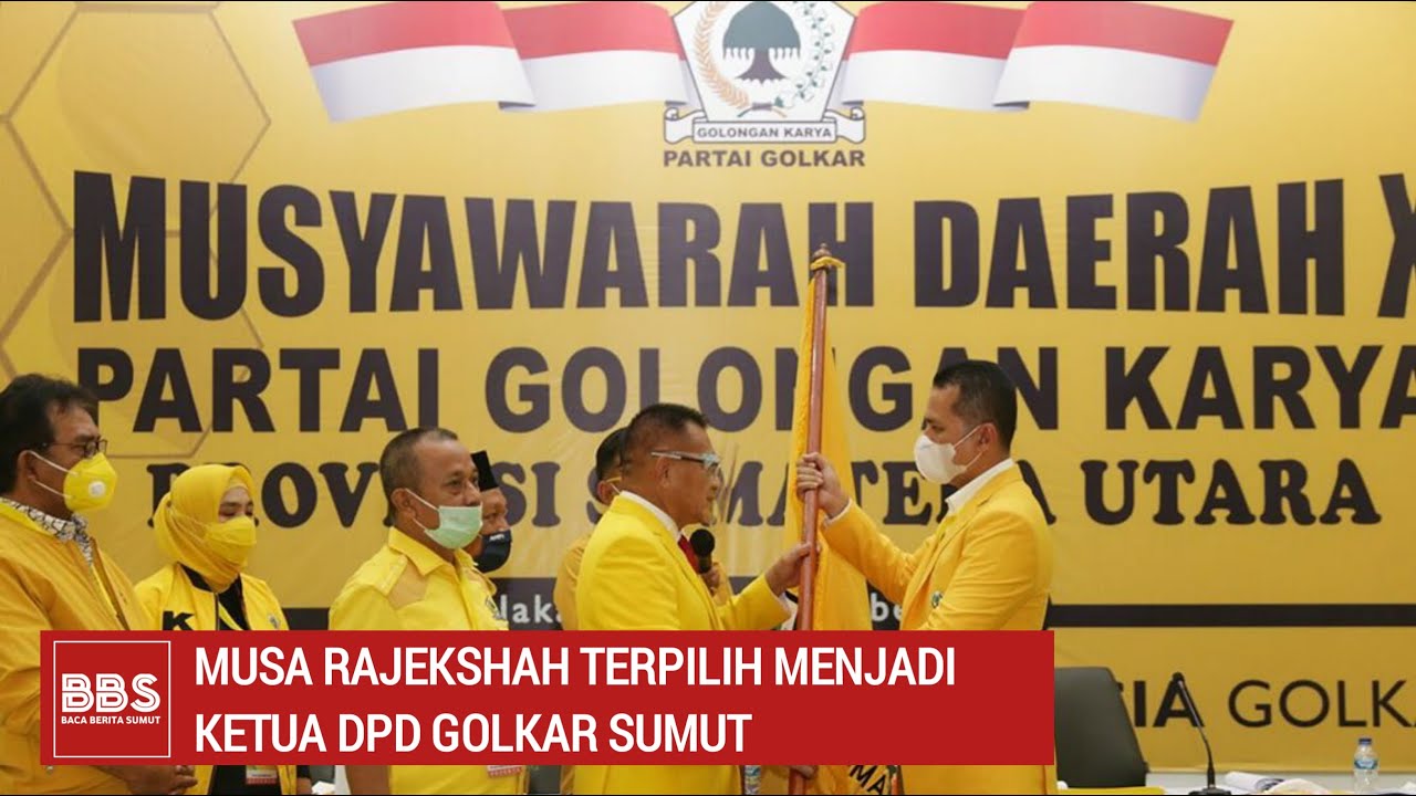 Musa Rajeksh Musa Rajekshah Terpilih Sebagai Ketua Golkar Sumut - YouTube