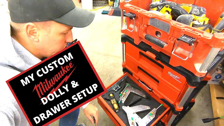 I MADE a Custom PACKOUT DOLLY & My New Drawer Setup