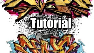 Tutorial  How to make Graffiti sketches  Step by step !