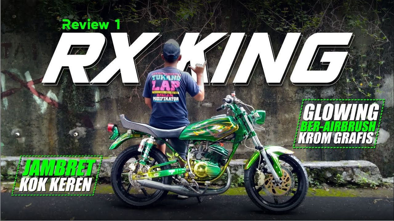 Review Modifikasi RX  King  Airbrush  Grafis Krom YouTube