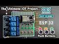 Push Button Sync with Arduino IoT Cloud | The Ultimate Two-Way ESP32 IoT Project #esp32 #iot