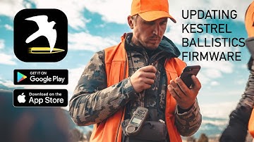 Updating Kestrel Ballistics Firmware