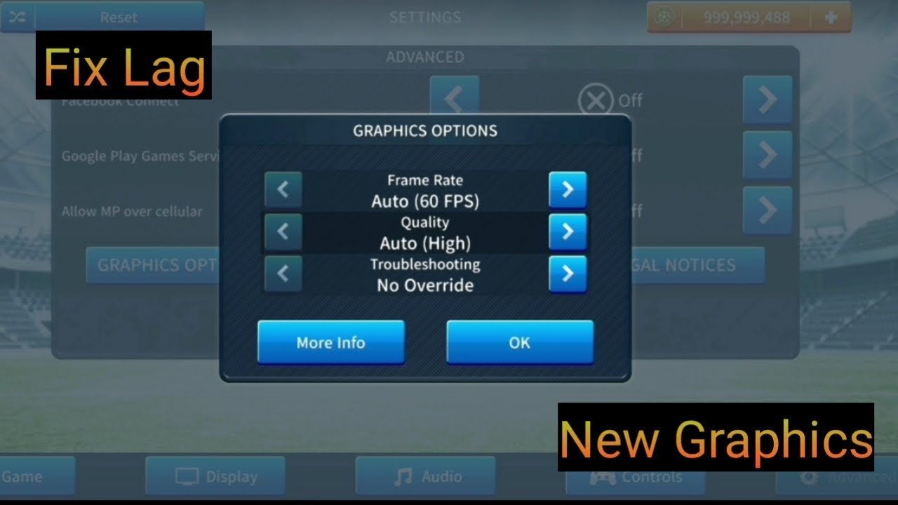 😱WoW ! New Graphics setting for Dream League Soccer 2019 ( Fix Lag )