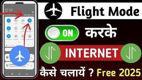 Flight mode me internet kaise chalaye | How to use internet in aeroplane mode 2025 | #flightmode
