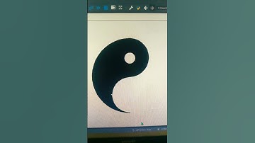 making yin and yang symbol in python. #python