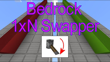 Tutorial: Simple, Bedrock 1xN Pop-up Vertical Wall Block Swapper [Bedrock 1.16+]