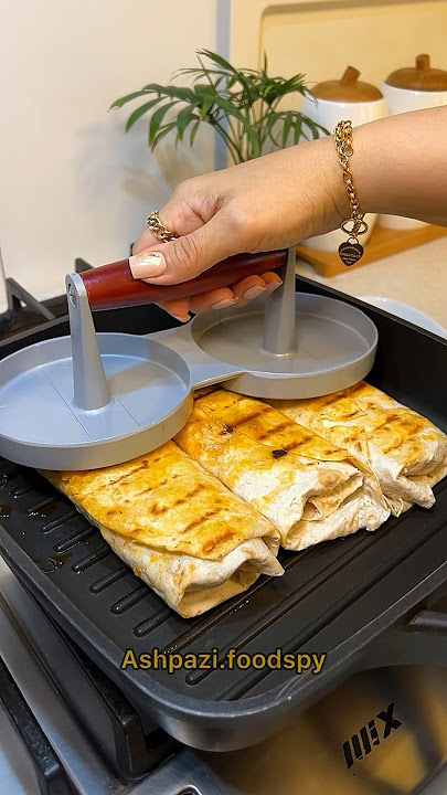 طرز درست کردن خوشمزه ترین ساندویچ شاورمای مرغ😋👌 @ashpazi.foodspy