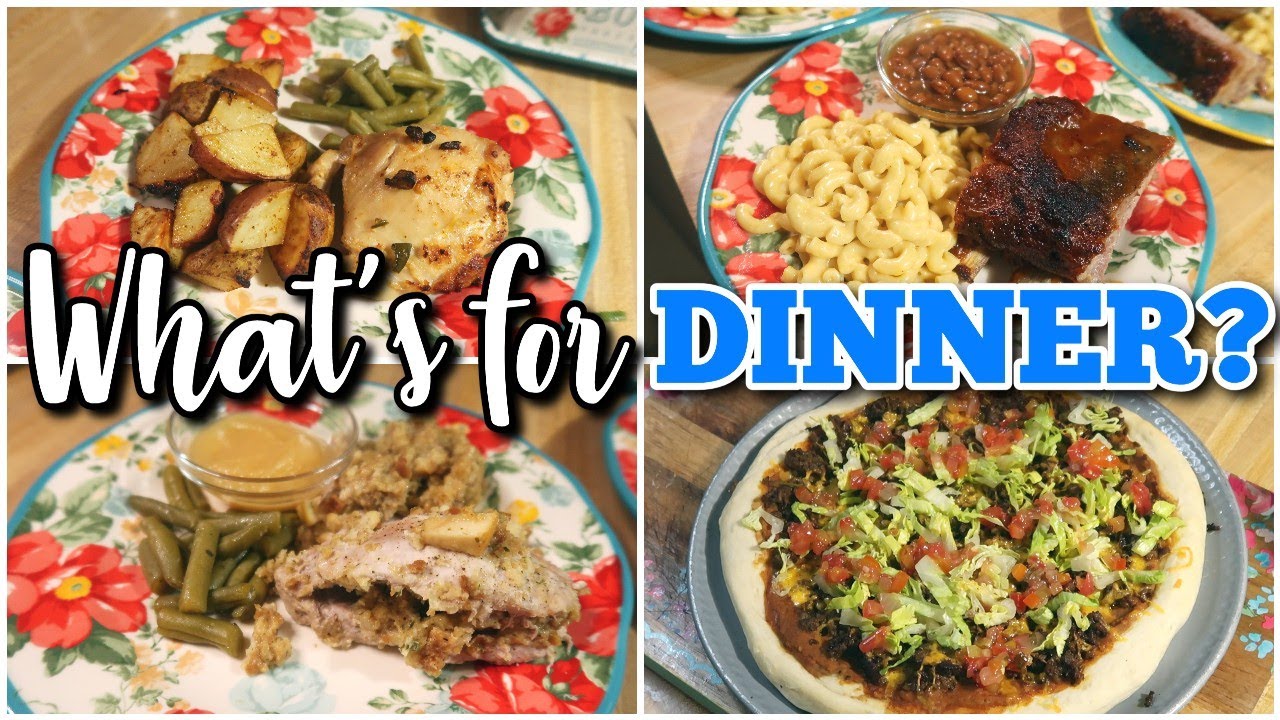 WHAT'S FOR DINNER? | 1-Week Of Easy Family Dinner Ideas - YouTube