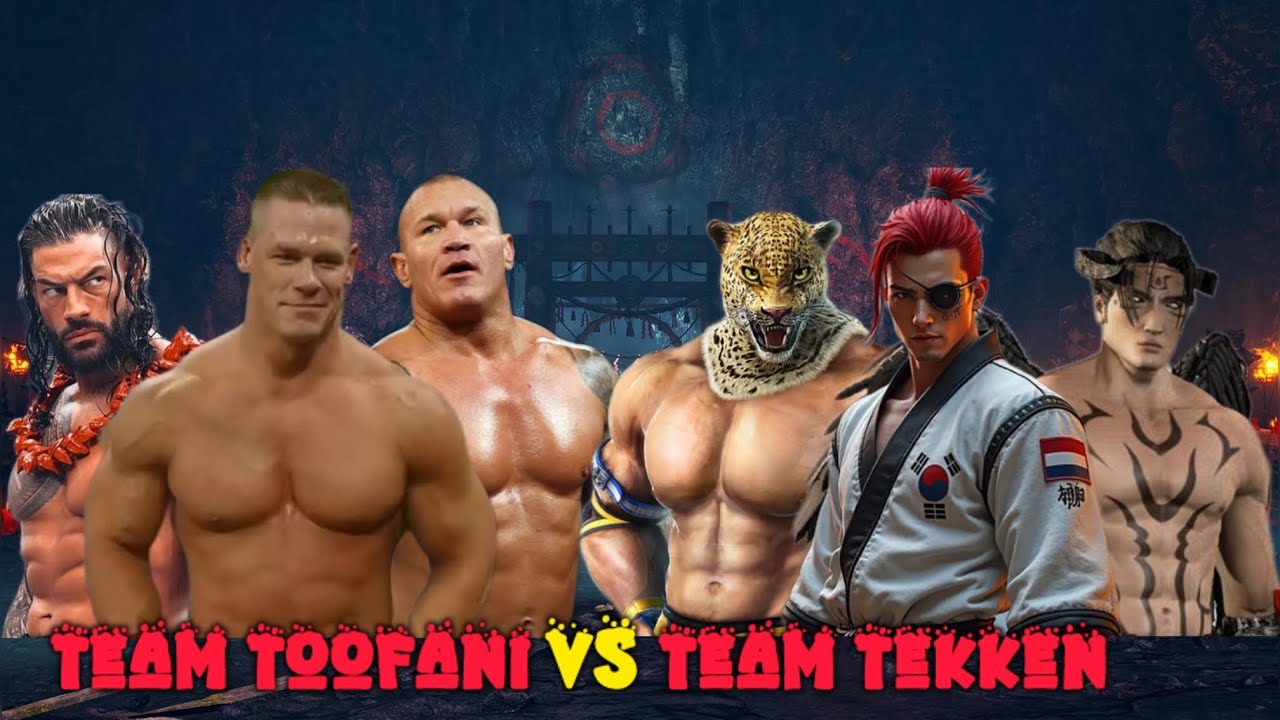 TEAM TOOFANI vs DEVIL JIN, HWOARANG & KING | Ultimate Tekken Crossover Battle 🔥