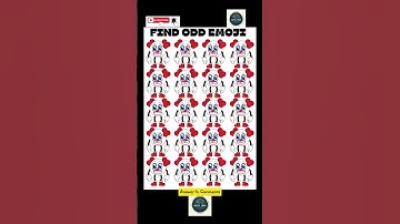 ""This Puzzle Will TRICK Your Brain! 🧠 Can You Find the odd Emoji ?""