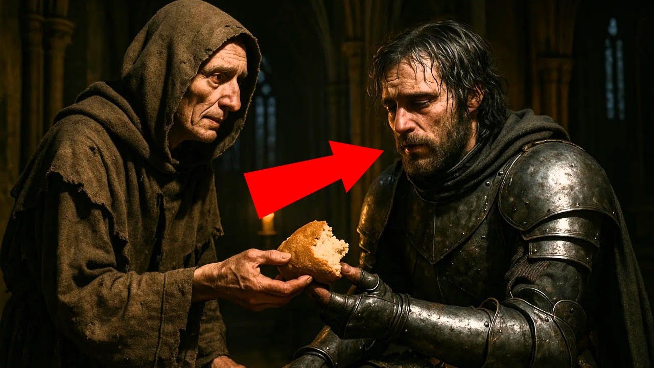 A Beggar Monk Shared Bread with a Knight — Only to Learn Next Morning It Was the King!