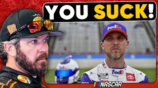 Is Denny Hamlin Jealous of Martin Truex Jr ? | Fans Claim He Crossed The Line