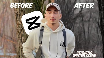 How to make a REALISTIC WINTER scene inCapCut
