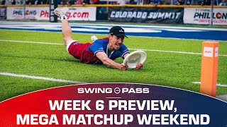 Swing Pass: Week 6 preview, 14game mega matchup weekend, battles at the top of all four divisions