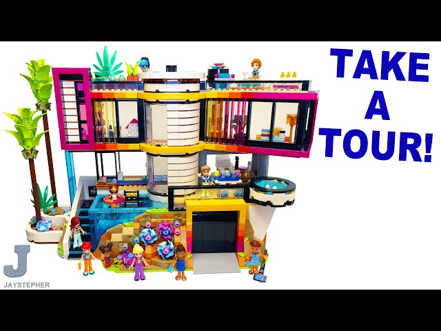 LEGO Friends 2024 Andrea's Modern Mansion 42639 Unboxing, Tour