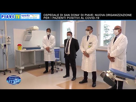 OSPEDALE DI SAN DONA' DI PIAVE: NUOVA ORGANIZZAZIONE PER I PAZIENTI POSITIVI AL COVID-19