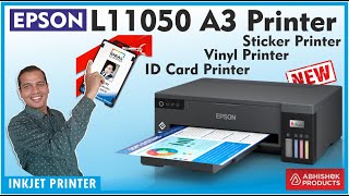 ⏩Epson EcoTank L11050 A3, WIFI,  CMYK Printer, Review Unboxing For Print Shops | AbhishekID.com