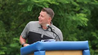 Mahopac Baseball Jersey Retirement Ceremony For C.j. Riefenhauser, Dave Fleming