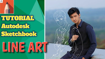 Tutorial Membuat Line Art di Android || AUTODESK SKETCHBOOK