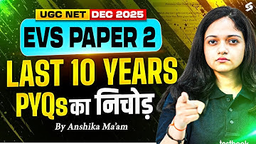 UGC NET Environmental Science Previous Question Paper | UGC NET EVS PYQs By Anshika Pandey