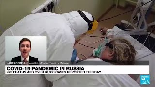 Russia reports record daily Covid-19 death toll for second day running • FRANCE 24 English