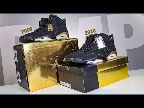 Air Jordan 6 DMP Retro vs Original 2006 