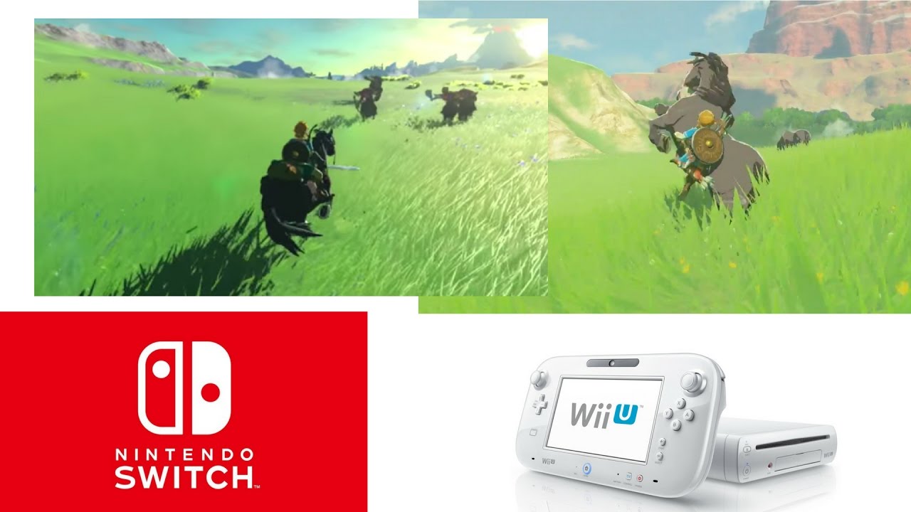 Breath Of The Wild Graphics Comparison Switch Vs Wii U Youtube