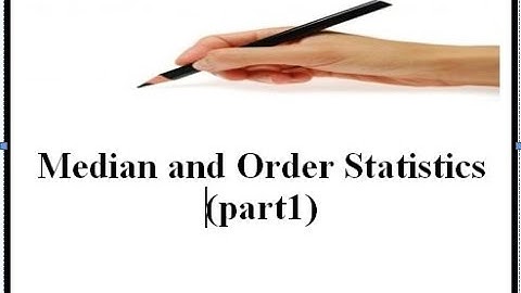 Median and Order Statistics(part1)