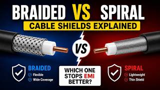 Braided vs Spiral Cable Shields Explained | Which One Stops EMI Better