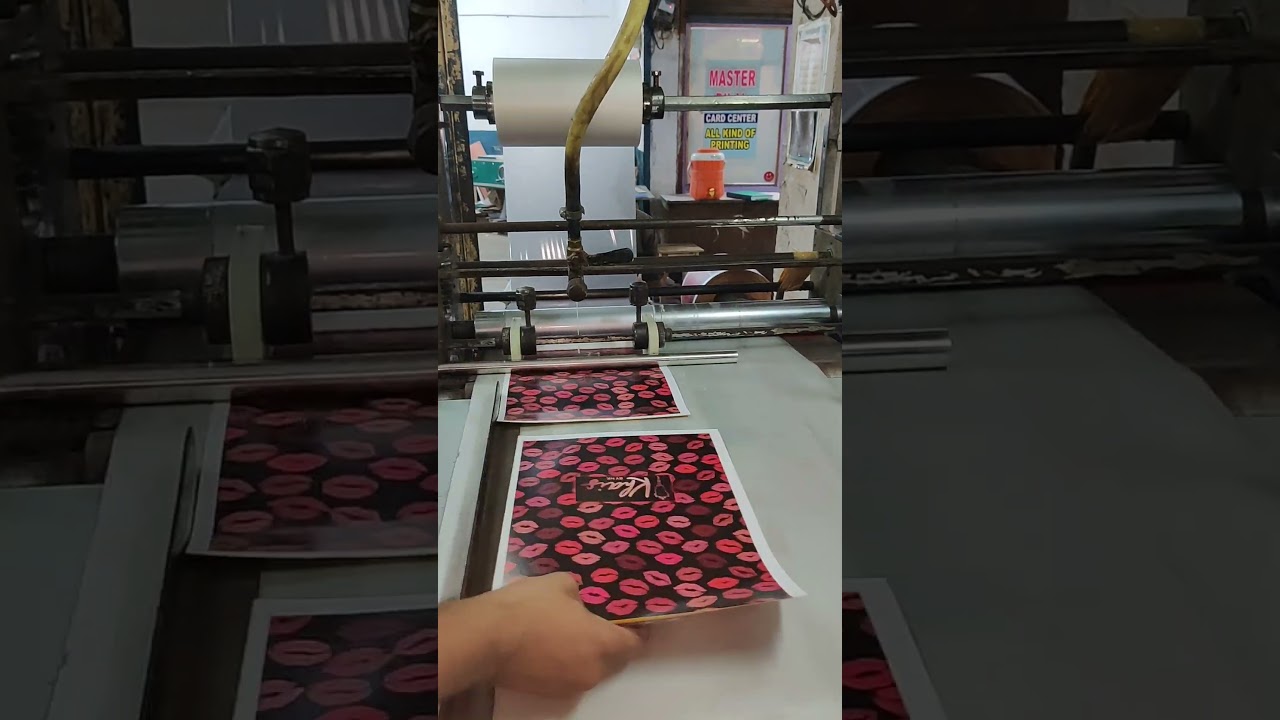 Paper plastic coating machine work amazing