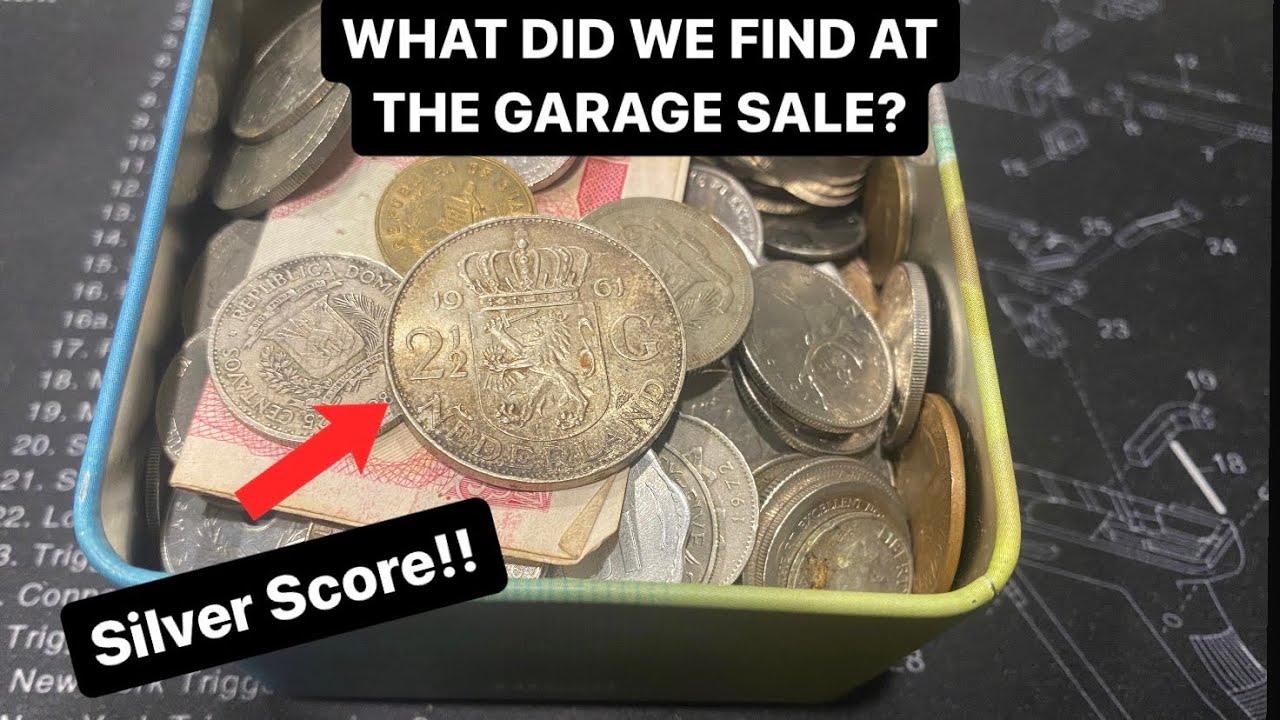 GARAGE SALE SILVER SCORE: LIVE FINDS - WHAT DID WE GET!! - YouTube
