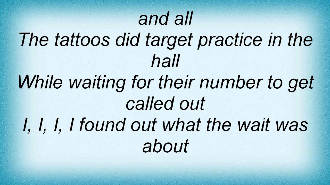 19005 Pretenders Tattooed Love Boys Lyrics YouTube