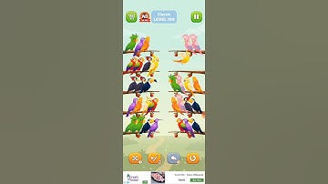 Bird sort puzzle walkthrough #viral #shorts #trending #short #birds