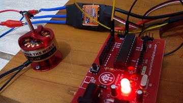Teste Arduino com Motor Brushless de Aeromodelo