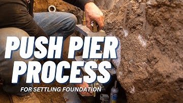 The Push Pier Process - A Method to Combating Settling Foundation