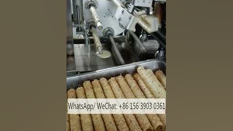 Fully automatic egg roll making forming shaping machine crispy stick roll maker rolling machine