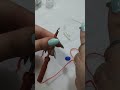 Enhebrar una aguja mágica XL, fácil, rápido y simple ✨ #tutorial #manualidades #arte #diy