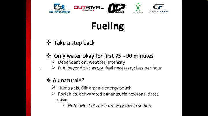 Core Diet Quick Look - Off-Season Fueling Webinar