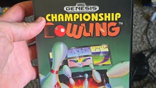 Championship Bowling - Sega Genesis - Played on a Sony KV-24FS120 Consumer CRT Television