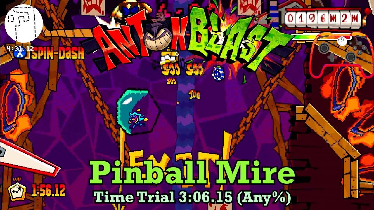 Time Trial 3:06.15 (Any%) | Pinball Mire | ANTONBLAST
