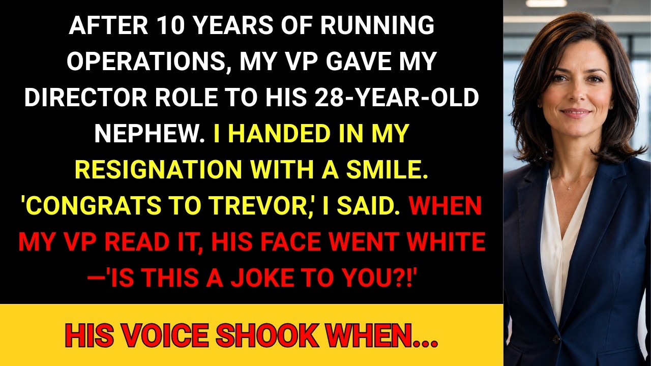 After 10 Years, VP Gave My Director Role To His Nephew — The Day I Left, Operations Collapsed