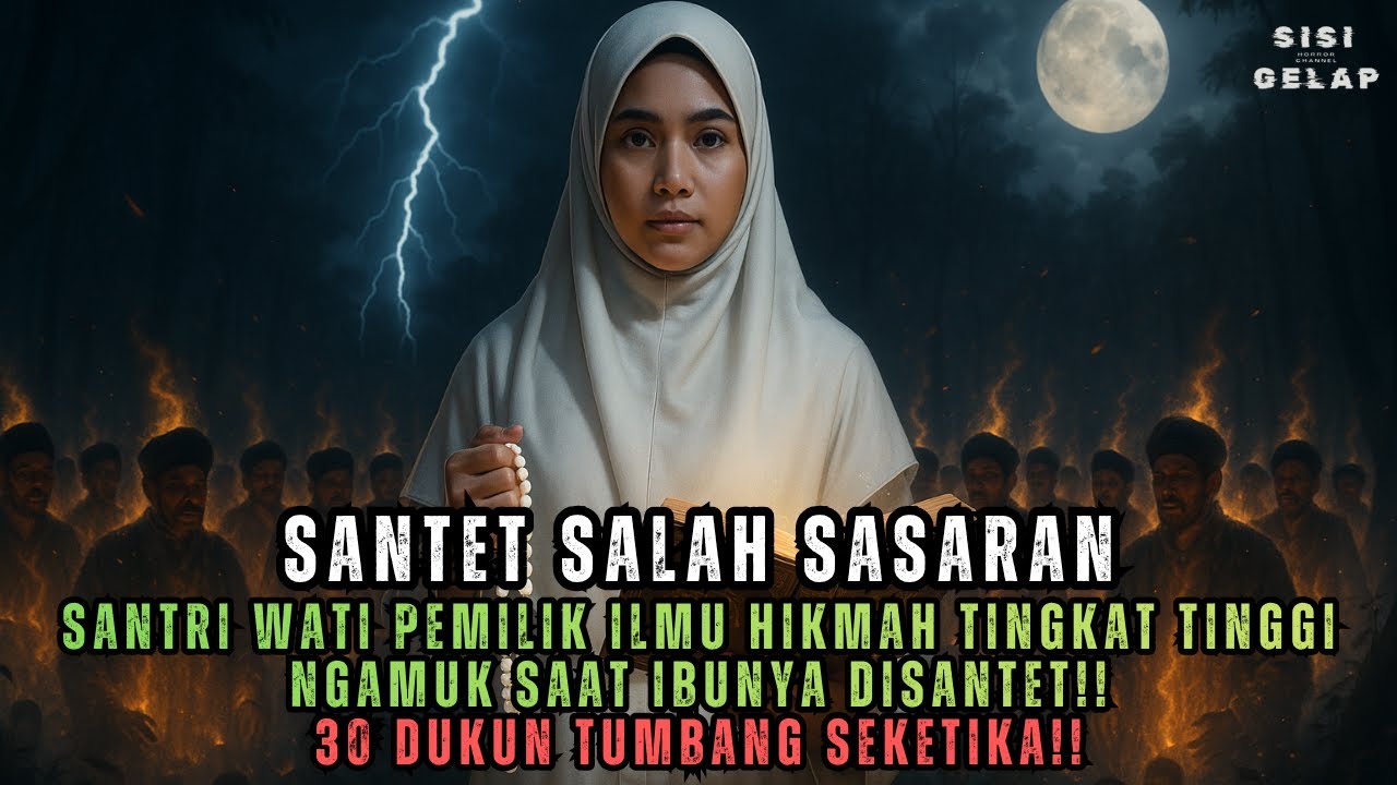 SANTRI PEMILIK ILMU HIKMAH TINGKAT TINGGI NGAMUK SAAT IBUNYA DI SANTET, 30 DUKUN TUMBANG SEKETIK