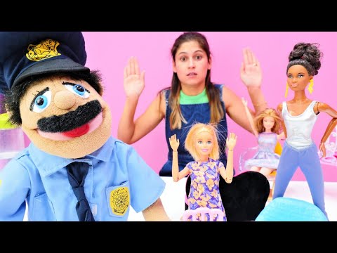 Oyun videoları - Kuaför salonunda polis baskını! Ayşe ve Barbie ile kız oyunları