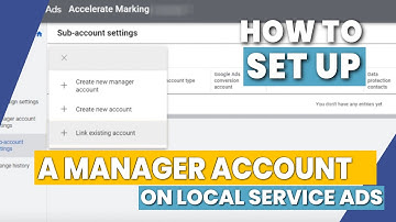 How to Create a Manager Account on Google Local Service Ads