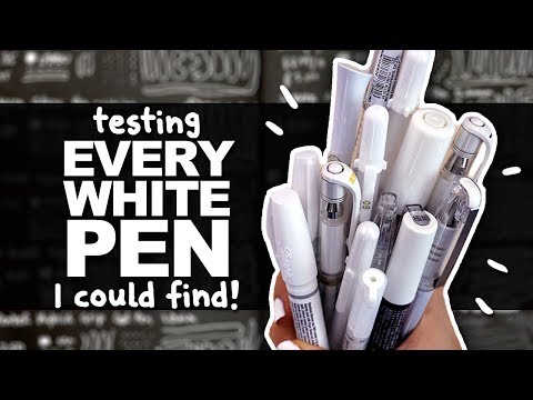 Mr. Pen- White Pens, 8 Pack, White Gel Pens for Artists, White Gel Pen,  White Ink Pen, White Pens for Black Paper, White Drawing Pens, White Art  Pen