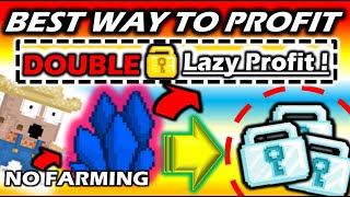 BEST WAY TO PROFIT IN GROWTOPIA 2020 !! DOUBLE WLS !! NO FARMING !!