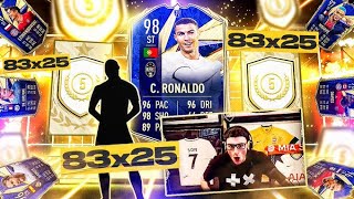 THE MOST INSANE PACKS EVER! 20 x TOTY 25 x 83+ PACKS!! FIFA 21 Ultimate Team