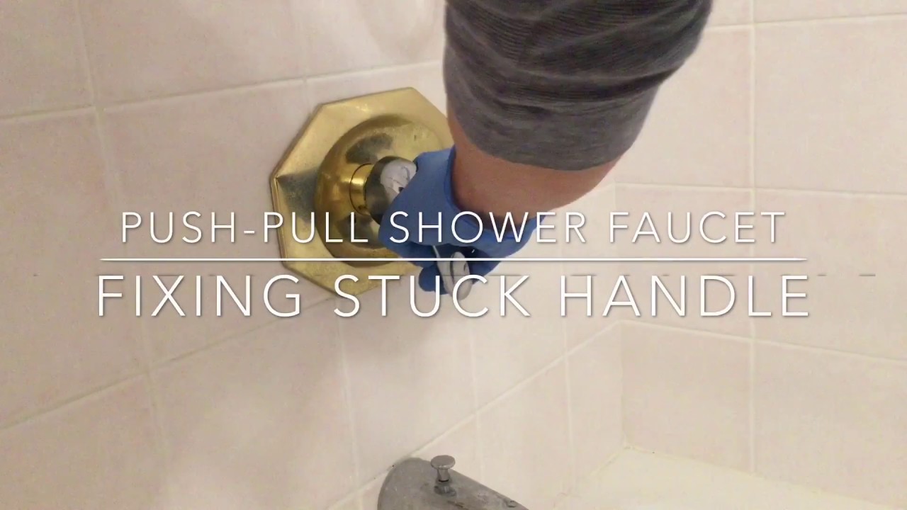 Fixing Stuck Or Tight Shower Faucet Diy Youtube